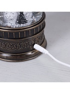 Фигура светодиодная фонарь "Пара снеговиков" 14х27 см, USB, музыка, Т/БЕЛЫЙ - фото 14995956