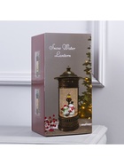 Фигура светодиодная фонарь "Пара снеговиков" 14х27 см, USB, музыка, Т/БЕЛЫЙ - фото 14995958