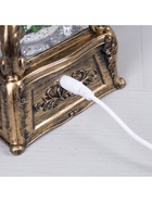 Светодиодная фигура «Граммофон со снеговиками» 11×28×11 см, пластик, батарейки ААх3 (не в комплекте), USB, свечение тёплое белое 7673506