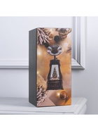 Светодиодная фигура «Граммофон со снеговиками» 11×28×11 см, пластик, батарейки ААх3 (не в комплекте), USB, свечение тёплое белое 7673506