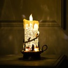 Светодиодная свеча с имбирными пряниками, 14 × 23 × 12 см, пластик, батарейки ААх3 (не в комплекте), USB, свечение тёплое белое - Фото 5