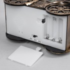 Светодиодная фигура «Карета с Дедом Морозом» 20 × 18.5 × 11 см, пластик, батарейки ААх3 (не в комплекте), USB, свечение тёплое белое - Фото 3