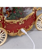 Светодиодная фигура «Карета с подарками» 26×23×11 см, пластик, батарейки ААх3 (не в комплекте), USB, свечение тёплое белое - фото 68104208