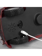 Светодиодная фигура «Машина с эльфами» 28.5×17.5×12 см, пластик, от батареек ААх3, USB, свечение тёплое белое - фото 68104214