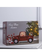 Светодиодная фигура «Машина с эльфами» 28.5×17.5×12 см, пластик, от батареек ААх3, USB, свечение тёплое белое - фото 68104216