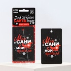 Ароматизатор в машину новогодний «Мои сани, мои правила», аромат свежесть, 7.5×17 см - Фото 2