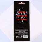 Ароматизатор в машину новогодний «Мои сани, мои правила», аромат свежесть, 7.5×17 см - Фото 4