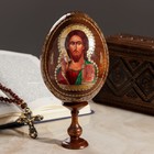 Яйцо сувенирное "Господь Вседержитель", на подставке, крупноликий - фото 8344334