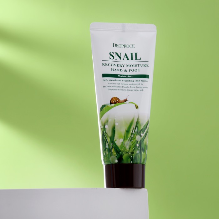 Увлажняющий восстанавливающий крем для рук и тела DEOPROCE, с муцином улитки, 100 мл 30000