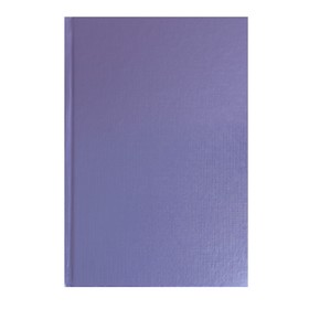 Записная книжка А5, 80 листов в клетку/линейку, METALLIC Фиолетовая, твёрдая обложка бумвинил