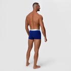 Трусы боксеры мужские, цвет индиго МИКС, размер 52 9177561