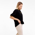 Футбoлкa женская, цвет чёрный, рaзмер 44 (S) - фото 21698302