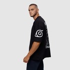 Футбoлкa мужcкaя NARUTO, цвет чёрный, рaзмер ONE SIZE - фото 21698359