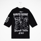 Футбoлкa мужcкaя NARUTO, цвет чёрный, рaзмер ONE SIZE - фото 21698363