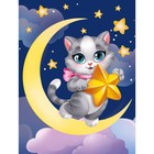Картина по номерам на холсте с подрамником «Котик со звёздочкой», 30 х 40 см - Фото 2