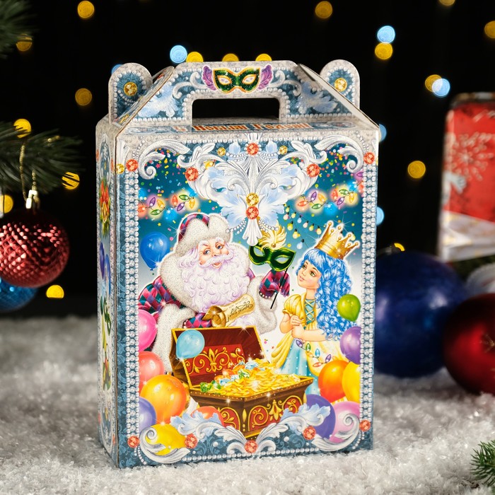 

Подарочная коробка "Маски", 16,8 х 7 х 25см. Новый год