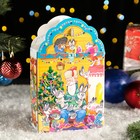 Подарочная новогодняя коробка «Дед Мороз и Зайцы», 16×7.5×26 см - Фото 2