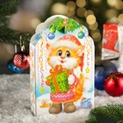 Подарочная новогодняя коробка «Заяц - Кот» белый, 16.8×7×25 см - Фото 3