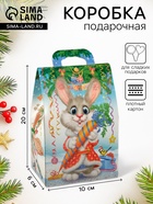 Подарочная новогодняя коробка «Заяц - Кот», 20×10×6 см - Фото 1
