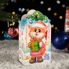 Подарочная новогодняя коробка "Заяц - Кот", белый, 26×14×7 см - Фото 3