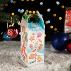 Подарочная новогодняя коробка "Заяц - Кот", белый, 26×14×7 см - Фото 4