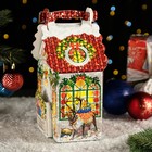 Подарочная коробка "с Сантой", 18,8 х 14,6 х 29,7 см (комплект 5 шт) - фото 50625748