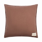 Подушка Этель, 45х45+1 см, коричневый, 100% хлопок - фото 319893478