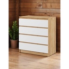 Комод для хранения «Клик Мебель. Мадера», 4 ящика, 800×420×1000 мм, цвет дуб крафт золотой/белый - Фото 3