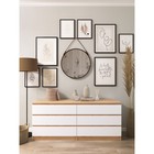 Комод для хранения «Клик Мебель. Мадера», 6 ящиков, 1200×420×775 мм, цвет дуб крафт золотой/белый - Фото 1