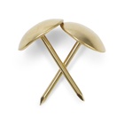 Гвозди ТУНДРА, декоративные, обивочные, 10×18.5 мм, золото, фасовка 50 шт. 9118046