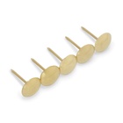 Гвозди ТУНДРА, декоративные, обивочные, 10×18.5 мм, золото, фасовка 50 шт. 9118046