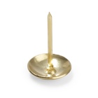 Гвозди ТУНДРА, декоративные, обивочные, 10×18.5 мм, золото, фасовка 50 шт. 9118046