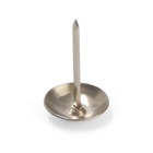 Гвозди ТУНДРА, декоративные, обивочные, 10х18,5 мм, хром, фасовка 50 шт - фото 26636310