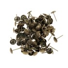 Гвозди ТУНДРА, декоративные, обивочные, 10х18,5 мм, бронза, фасовка 50 шт 9118048