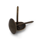 Гвозди ТУНДРА, декоративные, обивочные, 10х18,5 мм, бронза, фасовка 50 шт 9118048