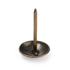 Гвозди ТУНДРА, декоративные, обивочные, 10х18,5 мм, бронза, фасовка 50 шт 9118048