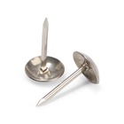 Гвозди ТУНДРА, декоративные, обивочные, 8×15 мм, хром, фасовка 50 шт. - Фото 10