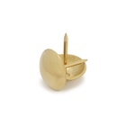 Гвозди ТУНДРА, декоративные, обивочные, 19×22 мм, золото, фасовка 50 шт. - Фото 16