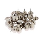 Гвозди ТУНДРА, декоративные, обивочные, 19×22 мм, хром, фасовка 50 шт. - Фото 5