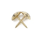 Гвозди ТУНДРА, декоративные, обивочные, 11×17 мм, античное золото, фасовка 50 шт. 9118058