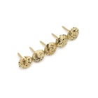 Гвозди ТУНДРА, декоративные, обивочные, 11×17 мм, античное золото, фасовка 50 шт. 9118058