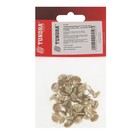 Гвозди ТУНДРА, декоративные, обивочные, 11×17 мм, античное золото, фасовка 50 шт. 9118058