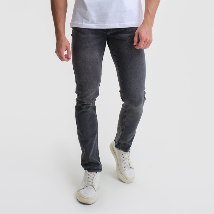 Джинсы мужские 2835-47, цвет серый, р-р 38 (54) 55707