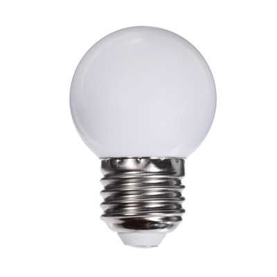 Лампа светодиодная Luazon Lighting, G45, Е27, 1.5 Вт, для белт-лайта, набор 20 шт., свечение тёплое белое