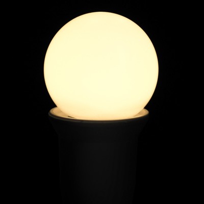 Лампа светодиодная Luazon Lighting, G45, Е27, 1.5 Вт, для белт-лайта, набор 20 шт., свечение тёплое белое