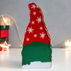 Шкатулка металл "Гномик в снежном колпаке с подарком" 7х9,5х21 см - Фото 3