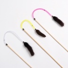 Дразнилка - удочка "Норковый хвостик на пружинке" на деревянной палочке, микс цветов 9157067