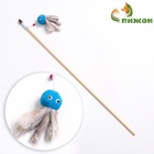 Дразнилка - удочка «Осьминожка с норкой» на деревянной палочке, микс цветов - Фото 2