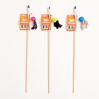 Дразнилка - удочка «Осьминожка с норкой» на деревянной палочке, микс цветов - Фото 6