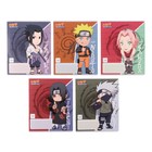 Тетрадь 12 листов в линию Naruto, обложка мелованный картон, ВД-лак, блок офсет, МИКС - фото 318984315